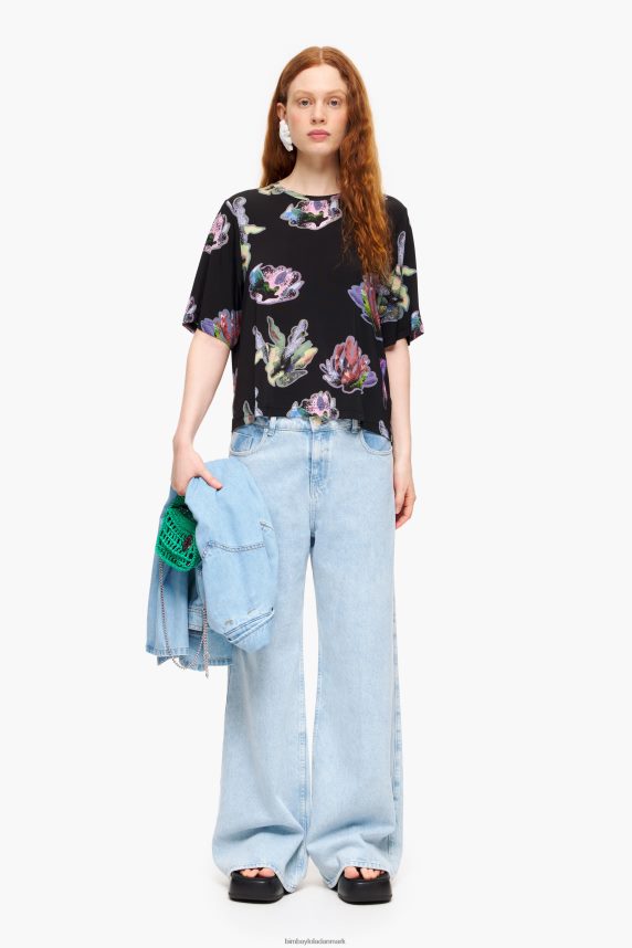 Bimba Y Lola mørk koral t-shirt 46TD4J266grå