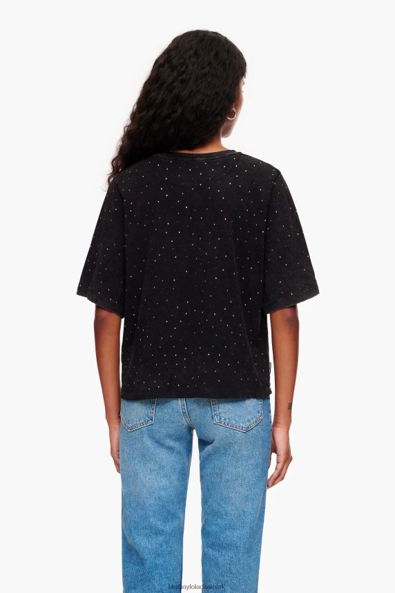 Bimba Y Lola multicolor stones boxy t-shirt 46TD4J296sort