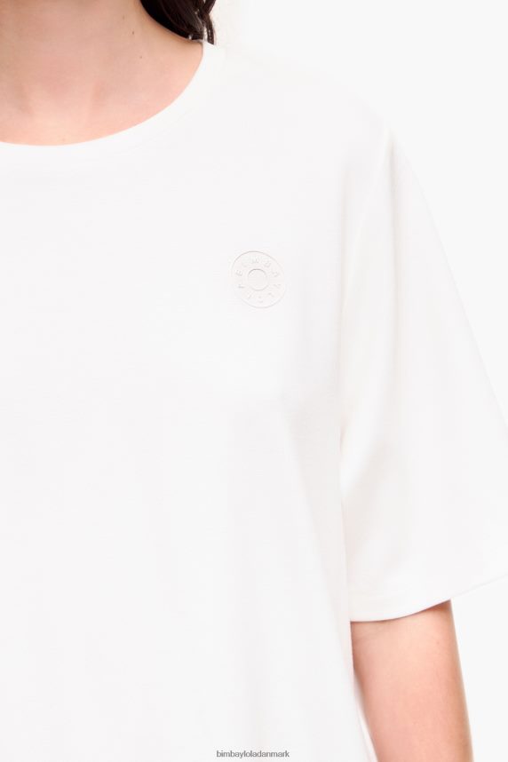 Bimba Y Lola ponte di roma kort t-shirt 46TD4J257elfenben
