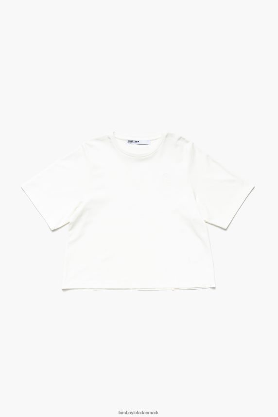 Bimba Y Lola ponte di roma kort t-shirt 46TD4J257elfenben