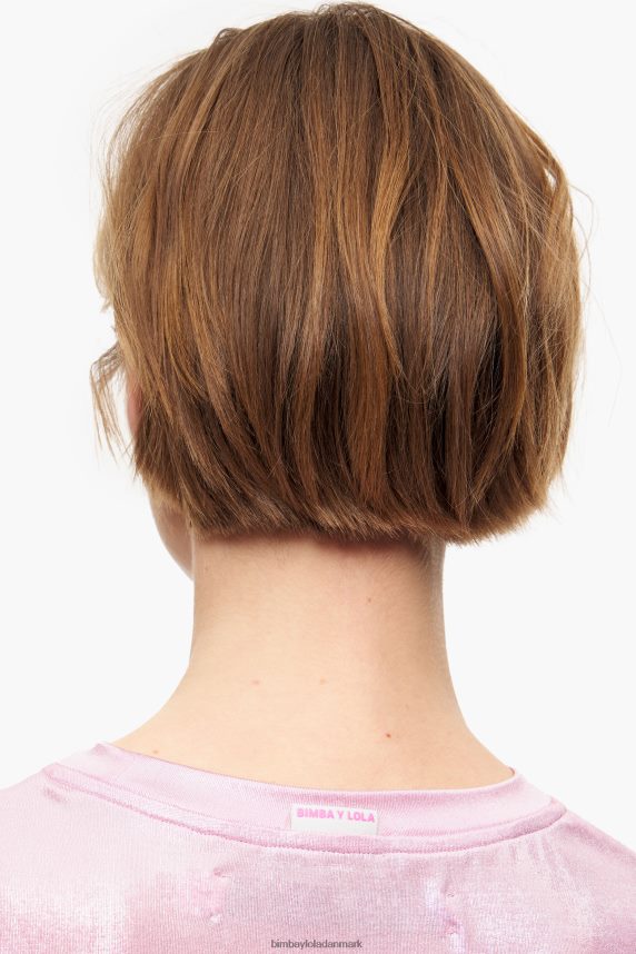 Bimba Y Lola skinnende t-shirt 46TD4J311lyserød