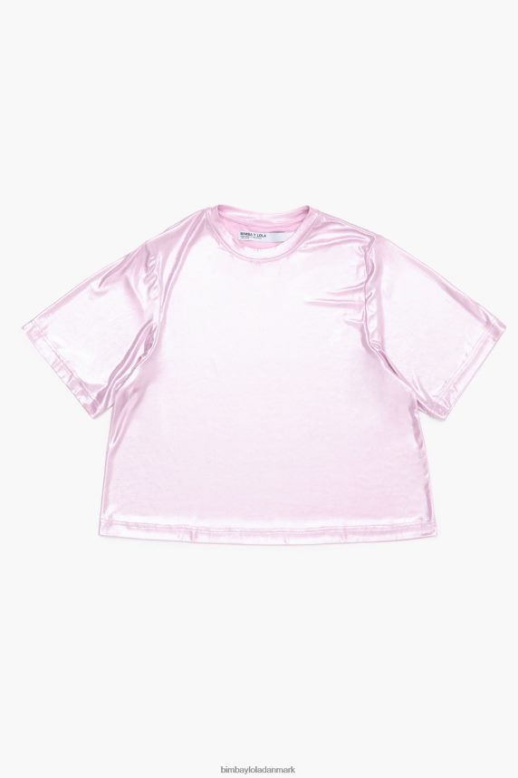 Bimba Y Lola skinnende t-shirt 46TD4J311lyserød