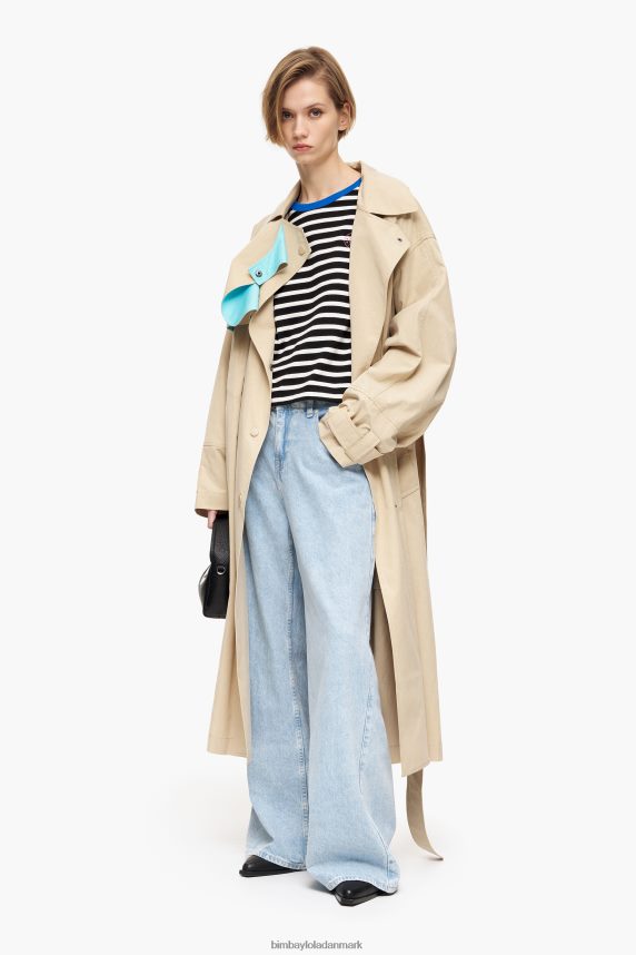 Bimba Y Lola stribet t-shirt i bomuld 46TD4J317sort