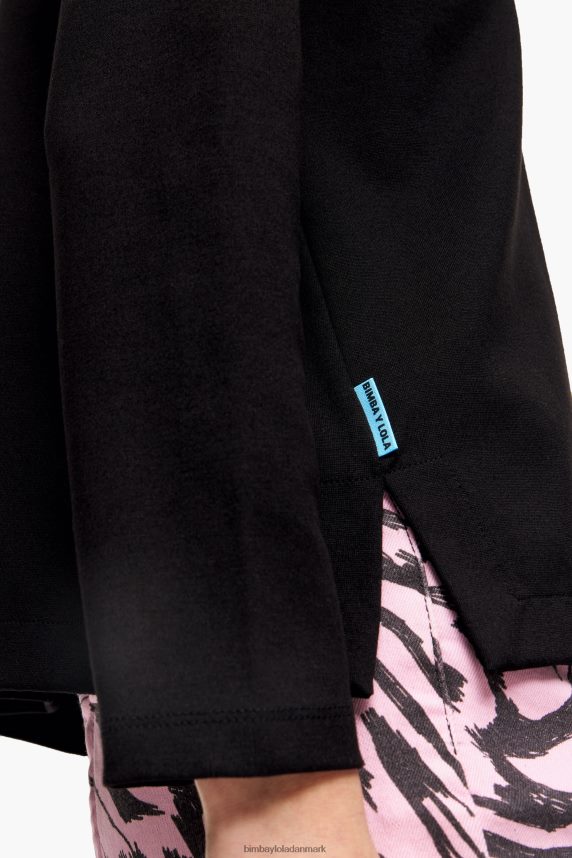 Bimba Y Lola strik t-shirt 46TD4J301sort