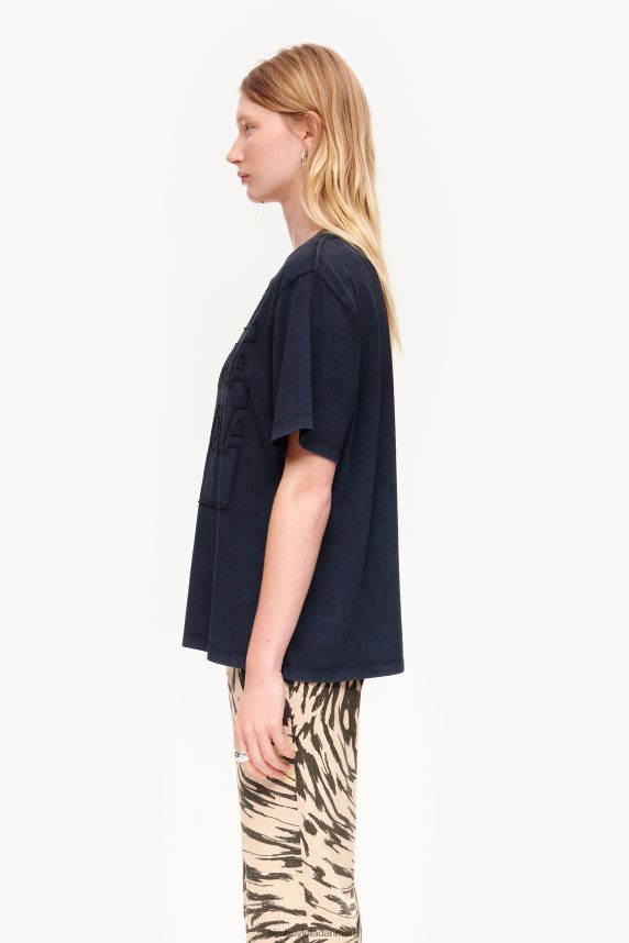 Bimba Y Lola t-shirt med bomuldslogo 46TD4J261sort