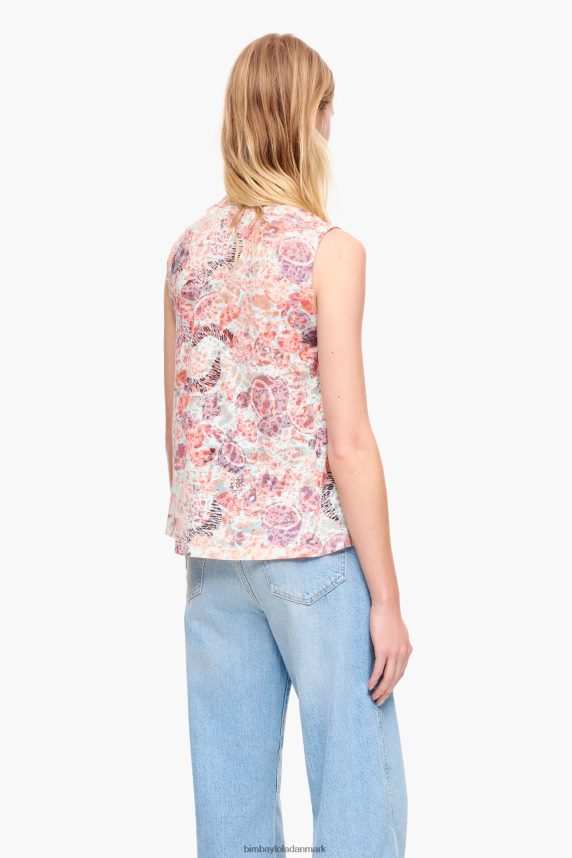 Bimba Y Lola t-shirt med fuld print 46TD4J293frugter